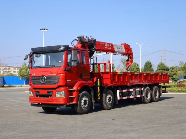 陜汽德龍新M300014噸直臂隨車吊